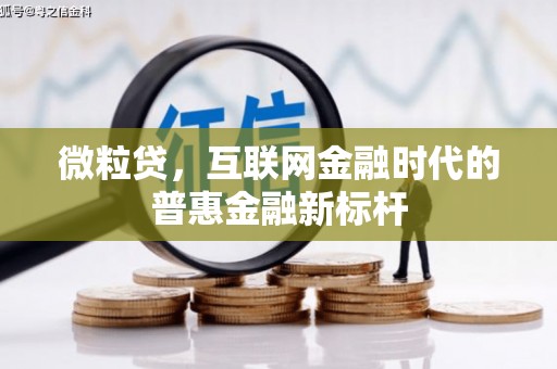 西山微粒贷，互联网金融时代的普惠金融新标杆