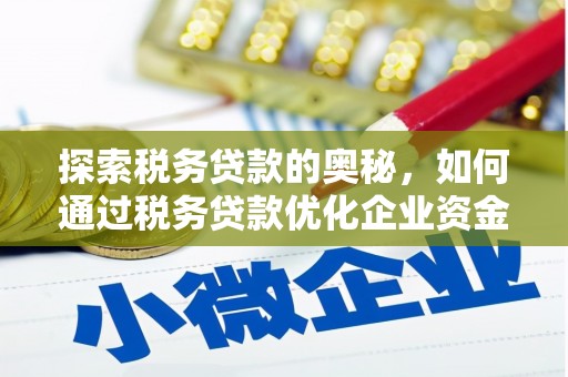 西山探索税务贷款的奥秘，如何通过税务贷款优化企业资金流
