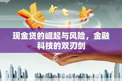 西山现金贷的崛起与风险，金融科技的双刃剑