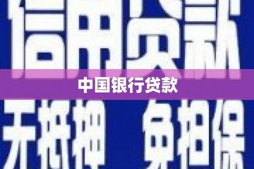 西山中国银行贷款