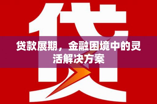 西山贷款展期，金融困境中的灵活解决方案