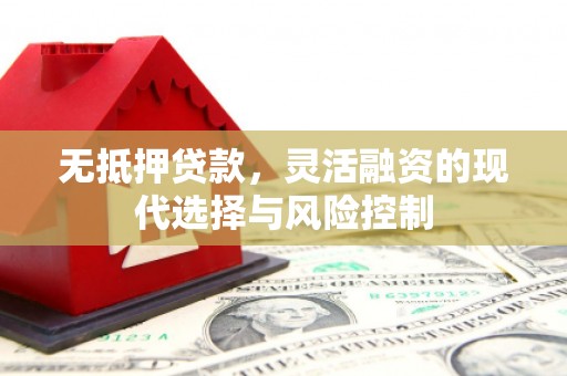 西山无抵押贷款，灵活融资的现代选择与风险控制
