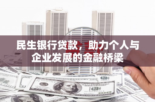 西山民生银行贷款，助力个人与企业发展的金融桥梁
