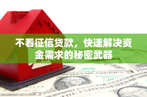 西山不看征信贷款，快速解决资金需求的秘密武器