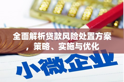 西山全面解析贷款风险处置方案，策略、实施与优化