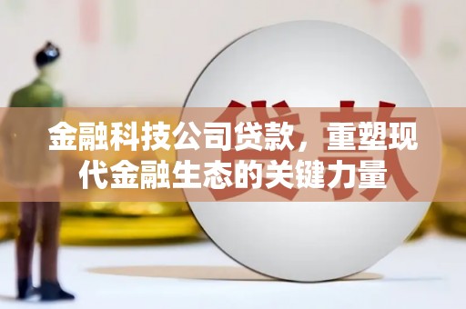 西山金融科技公司贷款，重塑现代金融生态的关键力量