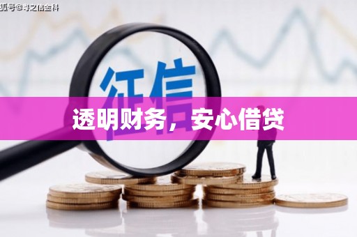西山透明财务，安心借贷