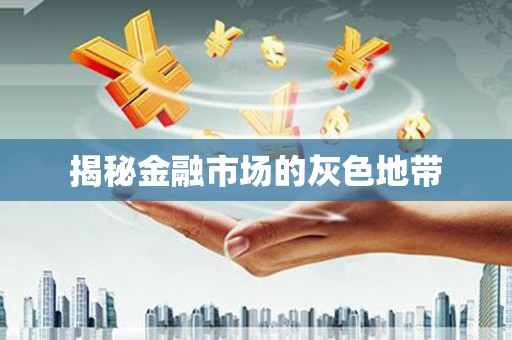 西山揭秘金融市场的灰色地带